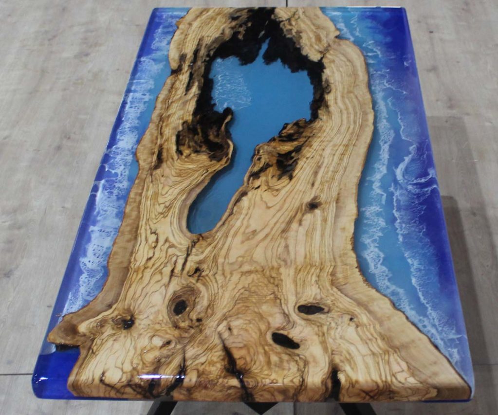 Planche érable à Bord Vivant Pour Table De Rivière époxy - Modèle R13, 18x12x1 Pouces