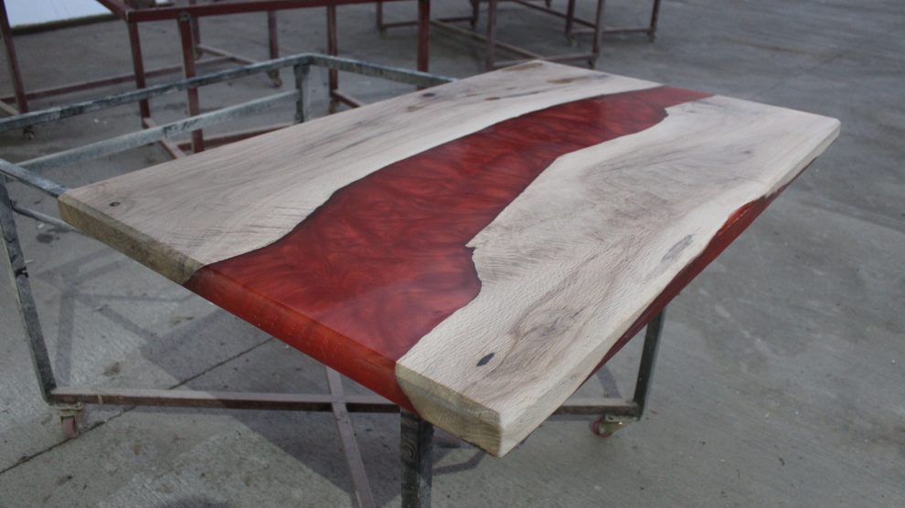 Moule En Silicone Pour Table Rivière époxy + Pieds Pliables En Acier | Format 36/50 Cm | DIY Création De Table En Résine